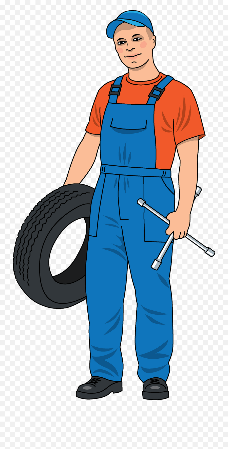 Mechanic Clipart - Clipart Picture Of Mechanic Emoji,Mechanic Clipart