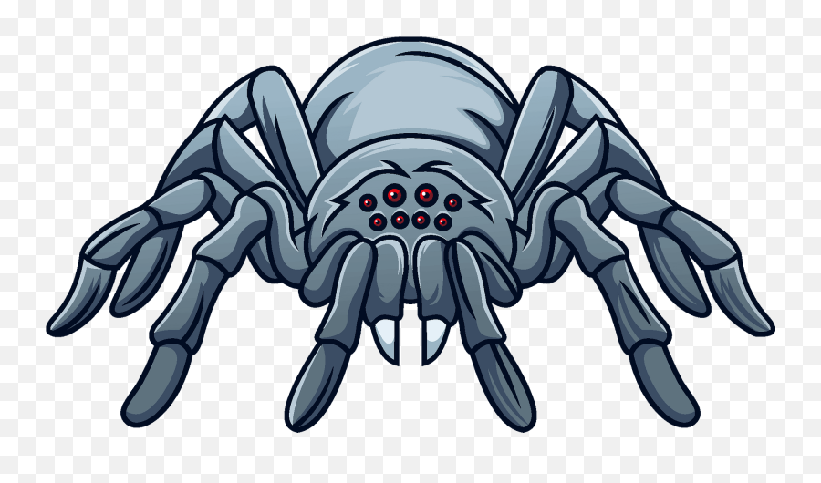 Spider Clipart - Tarantula Emoji,Spider Clipart