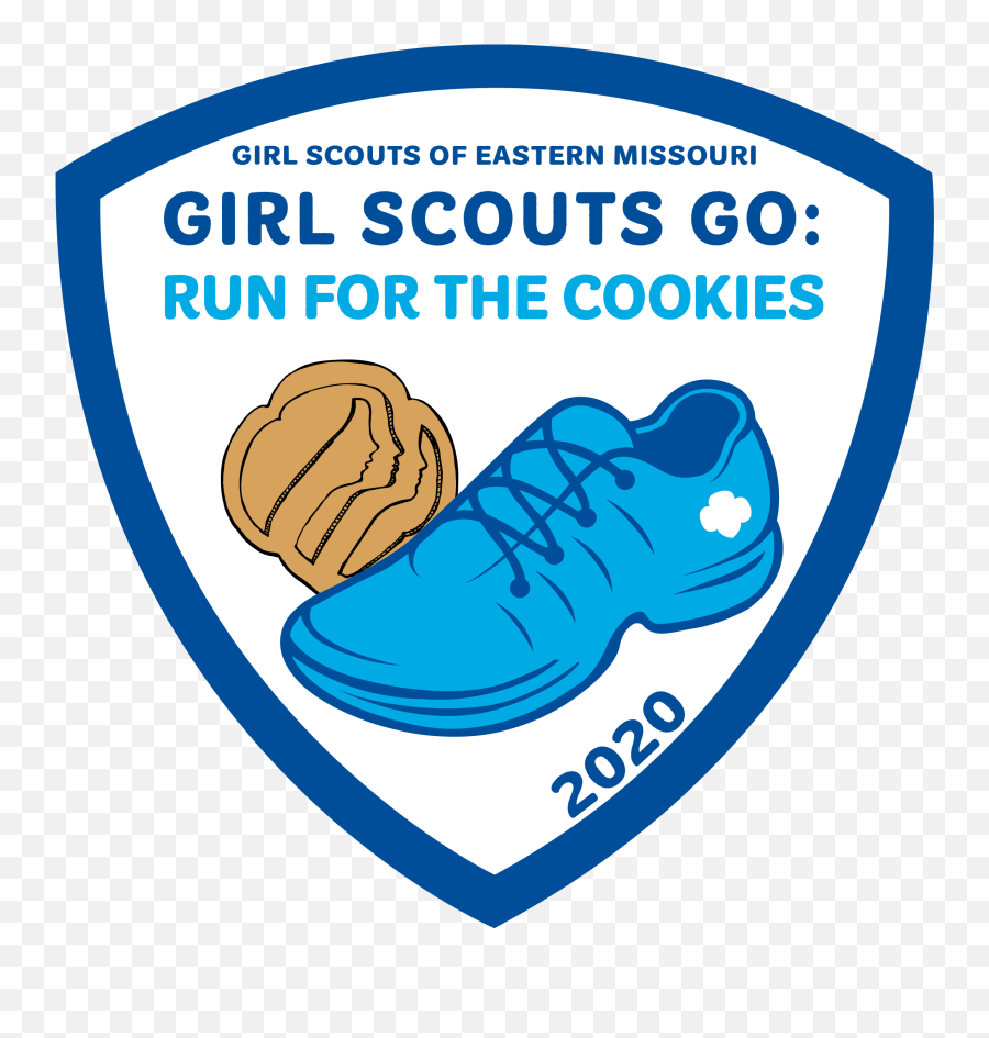 Go Run For The Cookies Fleet Feet St Louis - Shoe Style Emoji,Girl Scout Logo