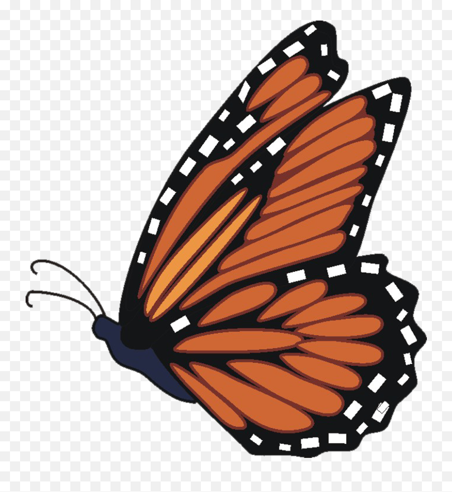 Butterfly Transparent Free Butterfly - Monarch Butterfly Clipart Emoji,Butterfly Clipart