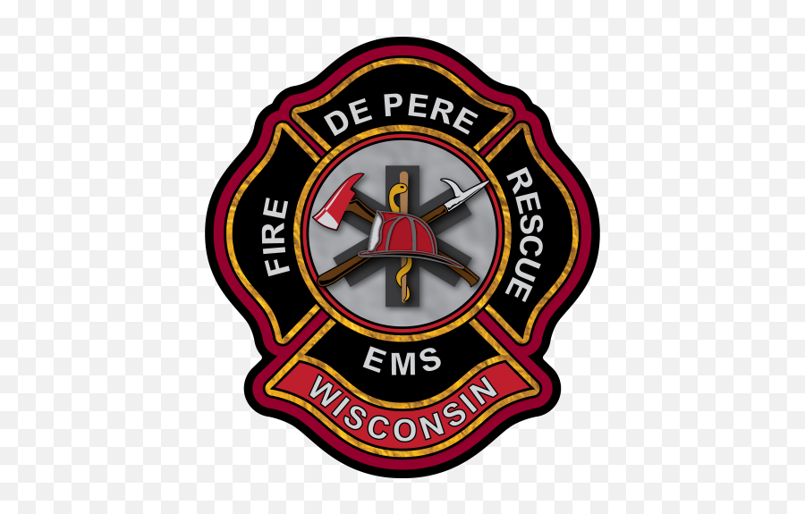 Fire Department De Pere Wisconsin - De Pere Fire Department Emoji,Fire Department Logo
