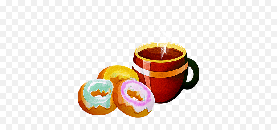 Free Doughnut Donut Illustrations - Serveware Emoji,Coffee And Donuts Clipart