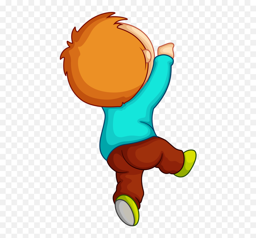 Child Clipart Back Png Transparent Png - Kid Back Clipart Png Emoji,Back Clipart