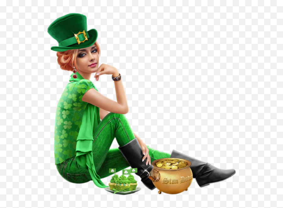 My Pot Of Gold Png Official Psds - Tube Png Saint Patrick Emoji,Pot Of Gold Png