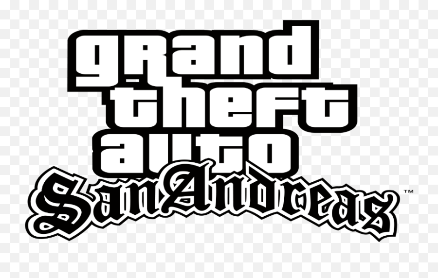Gta San Andreas Logo Png Image With No - Gta San Andreas Logo Transparent Emoji,Gta San Andreas Logo