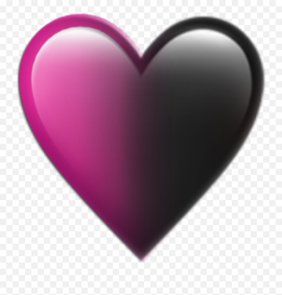 Pink Black Blackpink Sticker - Iphone Png Heart Emoji,Black Heart Emoji Png