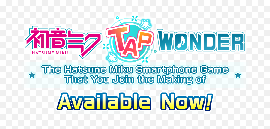 Hatsune Miku - Tap Wonder Available Now Official Mikutap Hatsune Miku Emoji,Hatsune Miku Logo