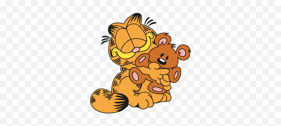 Logo Vector In - Garfield Cute Emoji,Garfield Png