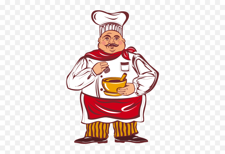 Fat Chef Transparent U0026 Png Clipart Free 1678558 - Png Dibujos A Mano De Chef Png Emoji,Fat Clipart