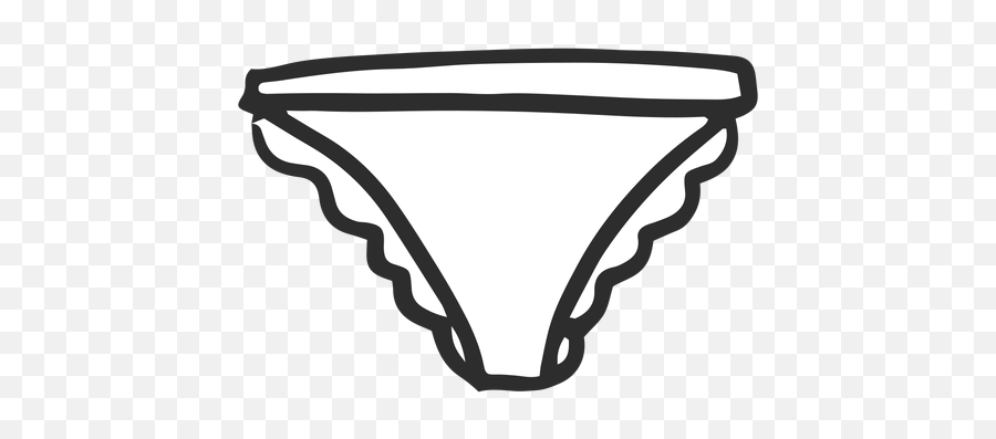Doodle Panty Simple - Swimsuit Bottom Emoji,Panties Png