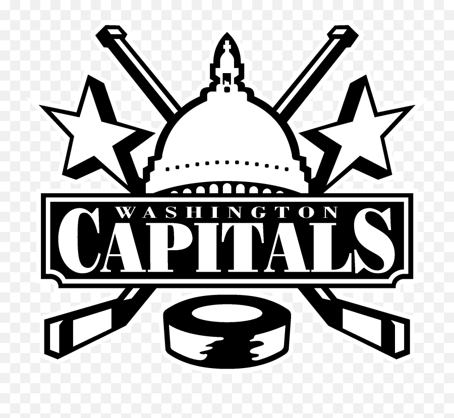 Washington Capitals Logo Black - Washington Capitals Logo White Transparent Emoji,Washington Capitals Logo
