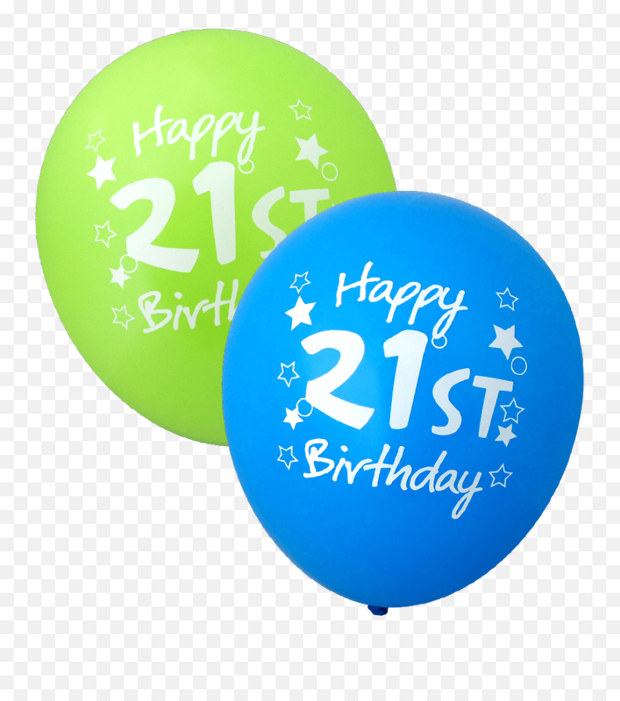 Download Happy 21st Birthday Png - Transparent Happy 21st Emoji,Birthday Transparent Background