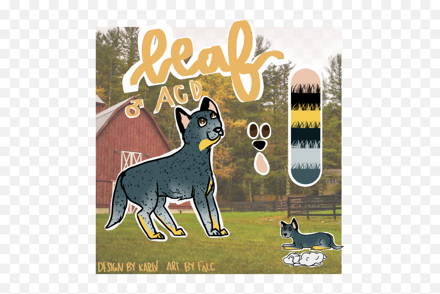 Leaf - Falcu0027s Commissions Emoji,Blue Heeler Clipart