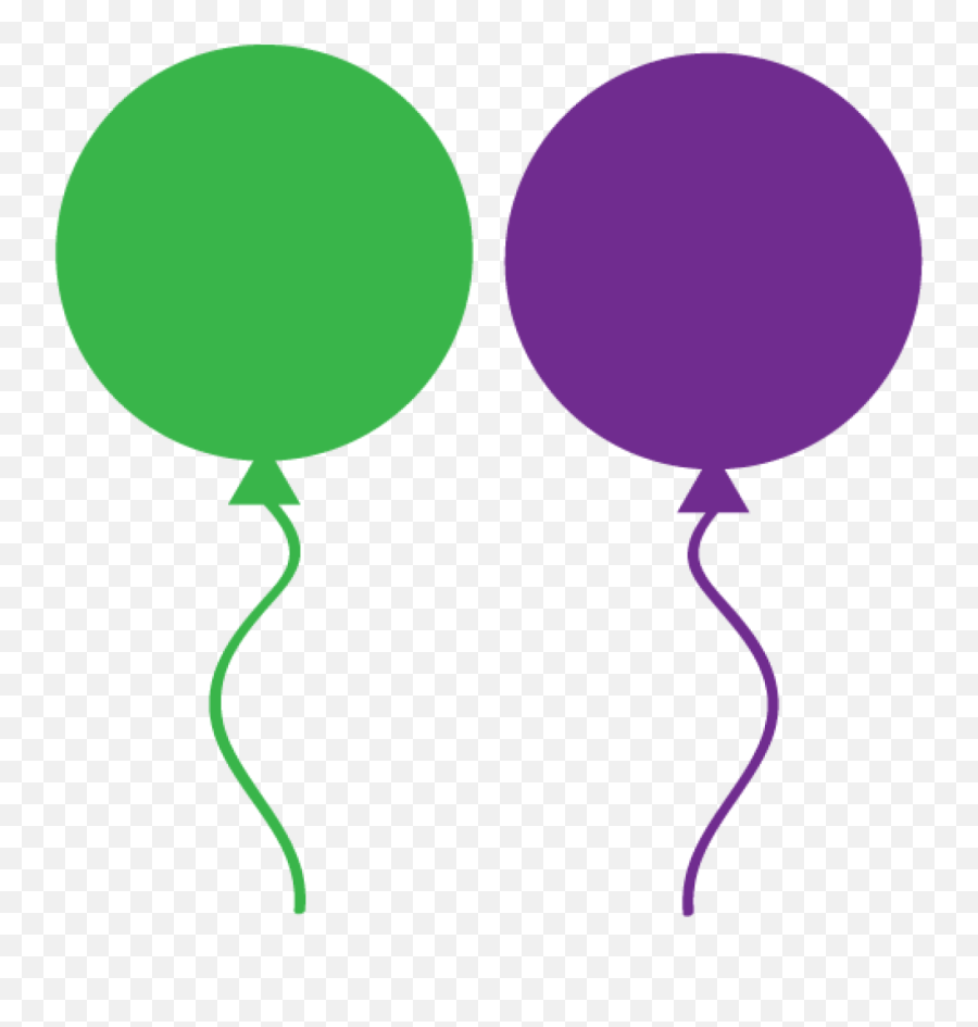 Free Balloon Clipart Free Birthday Balloon Clip Art - Clip Green And Purple Balloons Clipart Emoji,Birthday Balloons Clipart