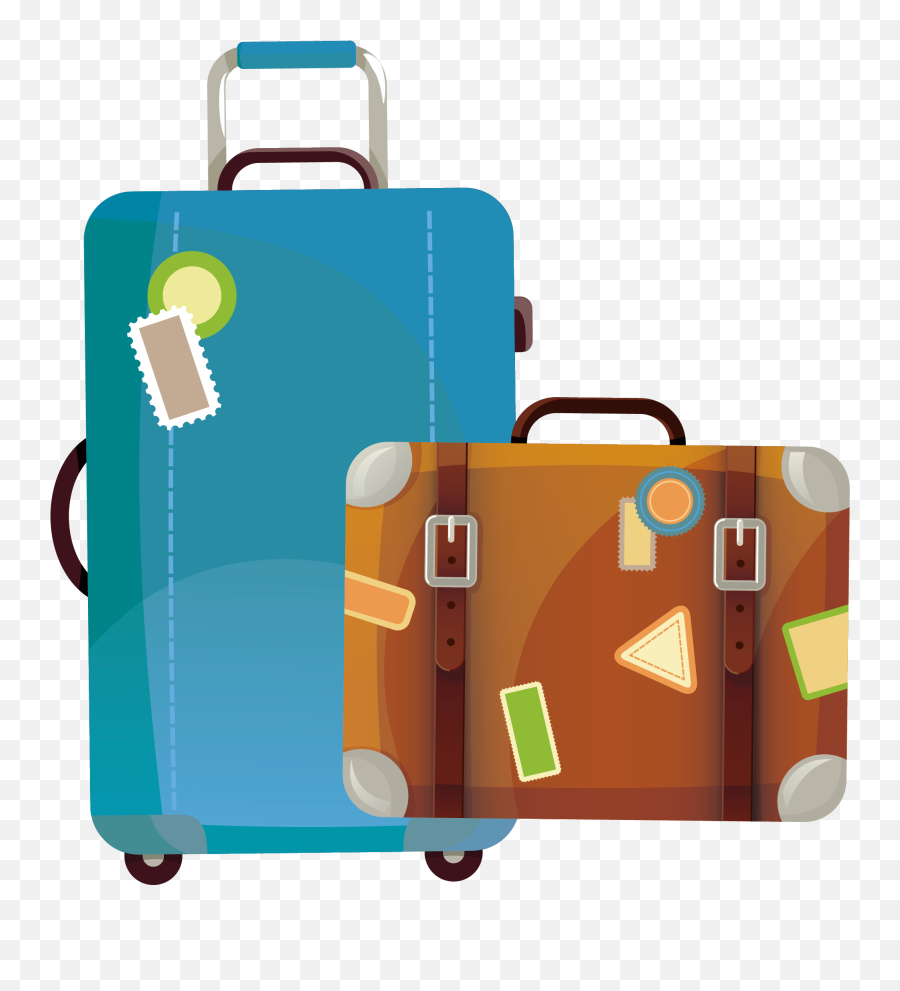 Luggage Clipart Vector Picture 2928962 Luggage Clipart Vector - Transparent Background Clipart Suitcase Emoji,Suitcase Clipart