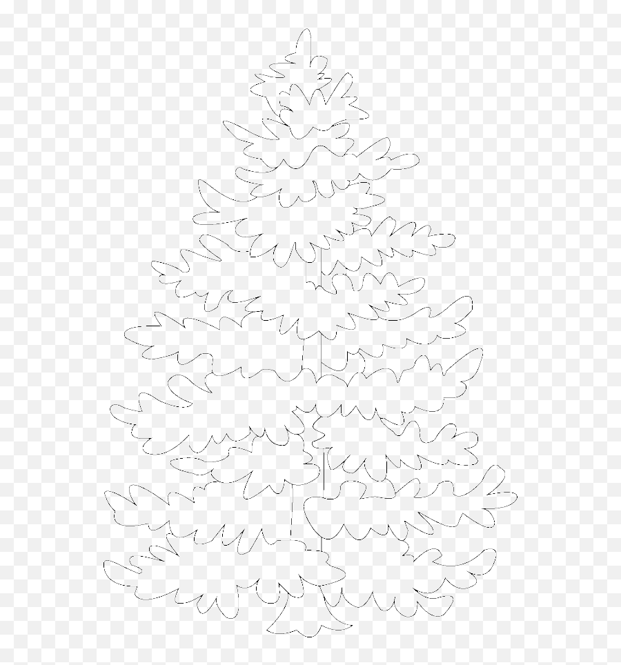 Pine Tree Coloring Page - Coloring Home Emoji,Pine Trees Clipart Black And White