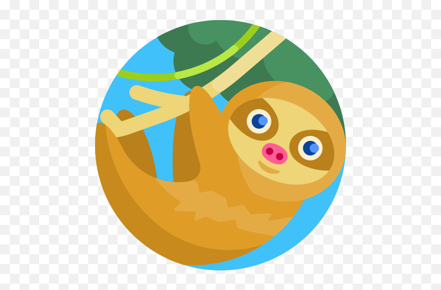Sloth - Free Animals Icons Emoji,Transparent Sloth