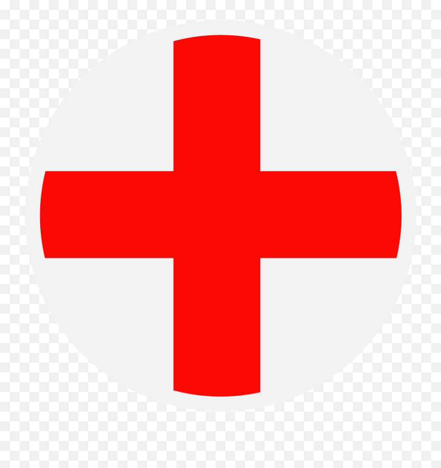England U19 Vs Denmark U19 Eleven Emoji,White Cross Red Background Logo