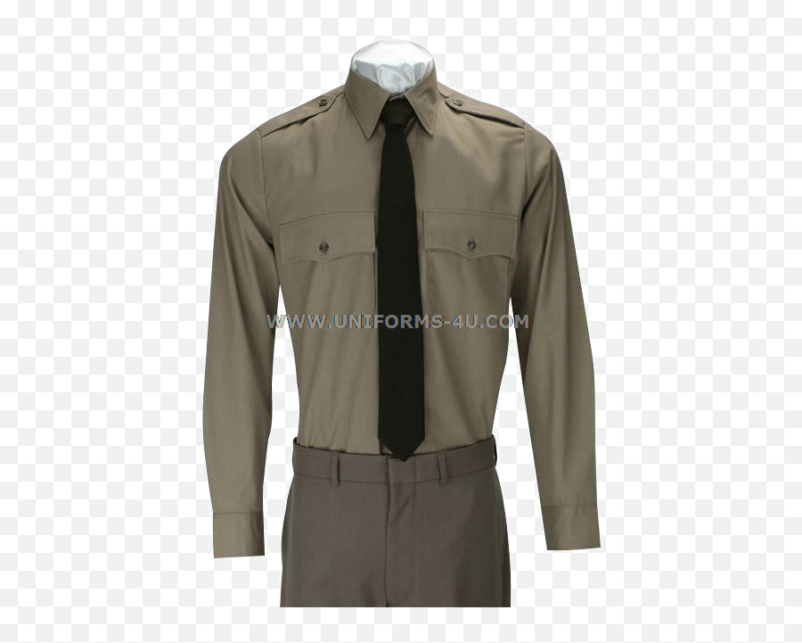 Us Army Male Army Green Service Uniform Agsu Long - Sleeve Emoji,Shirts Png