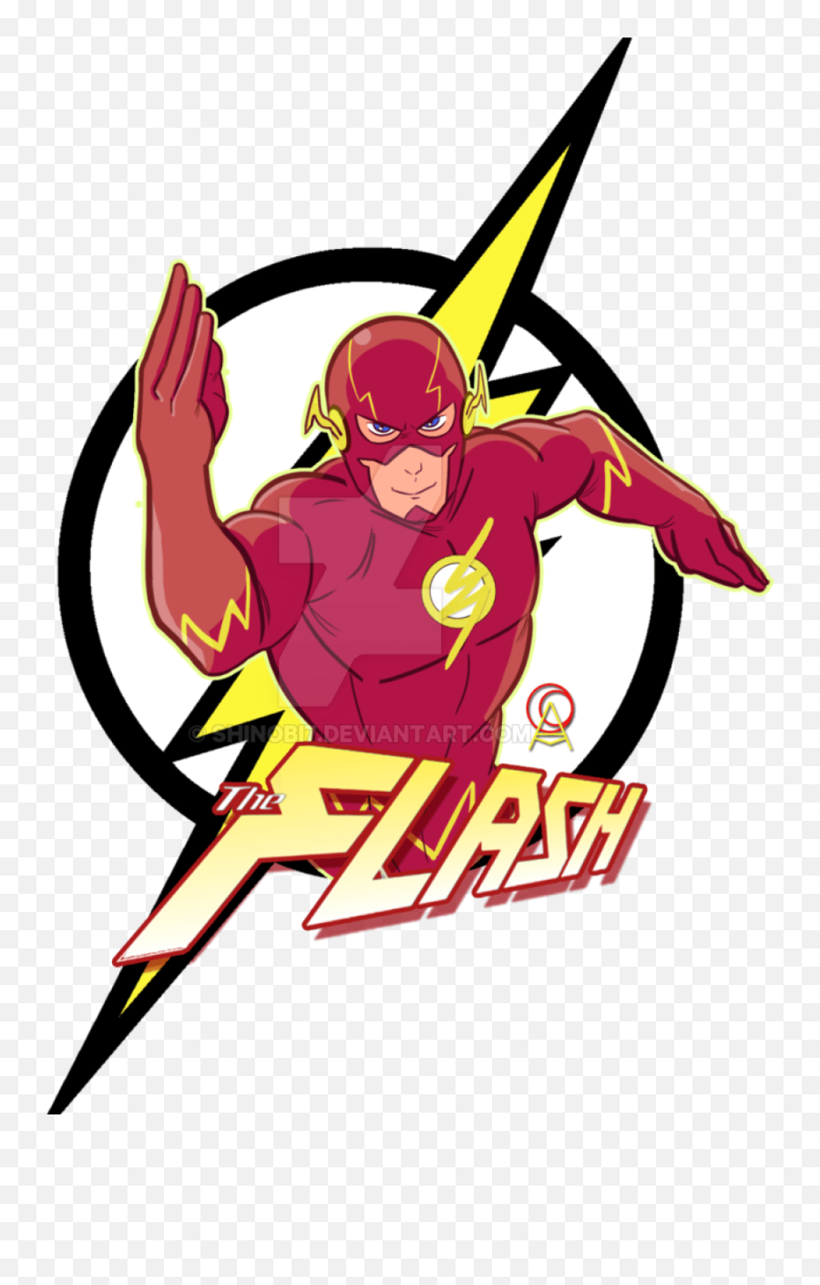 Flash Logo Png Image Transparent - Flash Superhero Logo Png Emoji,Flash Logo