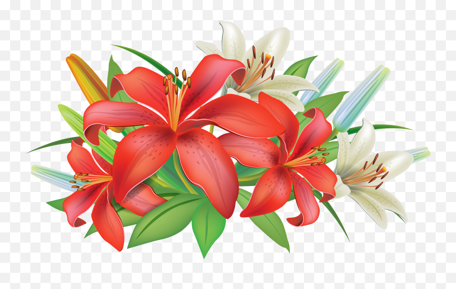 Download Banner Library Easter Lily - Lily Clipart Flower Png Emoji,Easter Lily Clipart