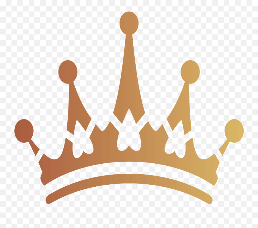 Golden Crown Design - Transparent Background Crown Logo Png Emoji,Crown Logo