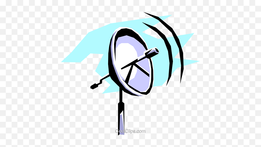 Dish Antenna Royalty Free Vector Clip - Television Antenna Emoji,Dishes Clipart