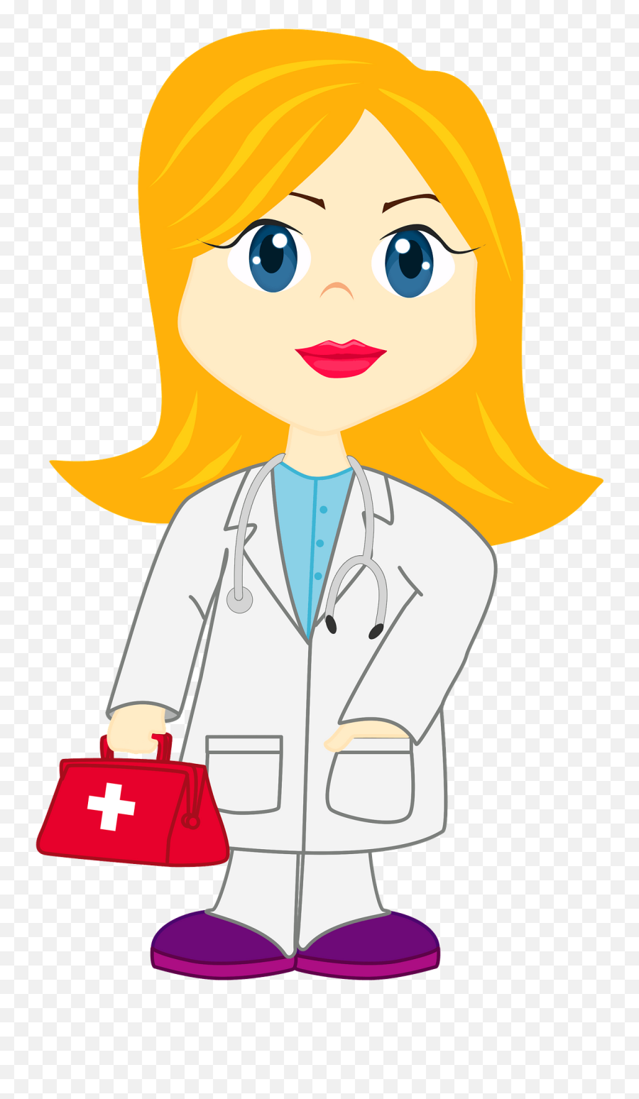 Cartoon Doctor Clipart - Cartoon Doctor Emoji,Doctor Clipart