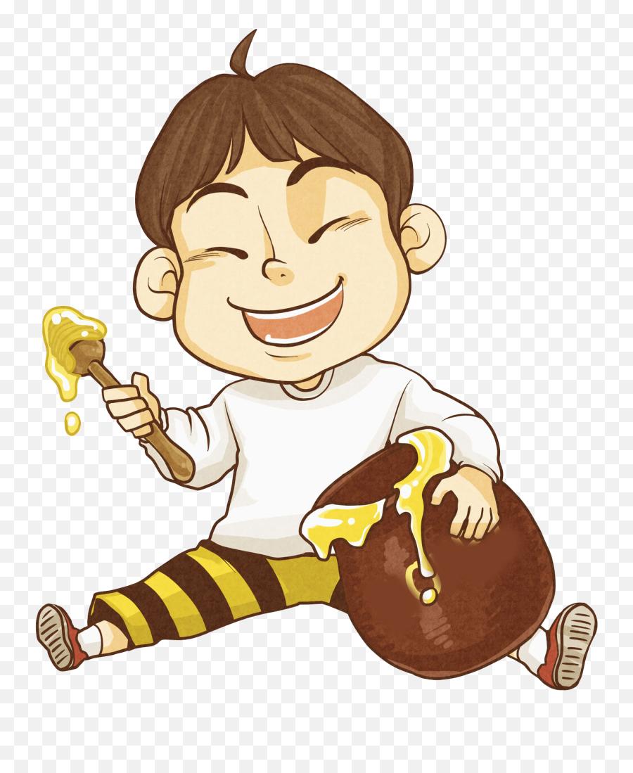 Eat Clipart Human Eating Picture 982930 Eat Clipart Human - Kid Eating Honey Clipart Emoji,Eat Clipart