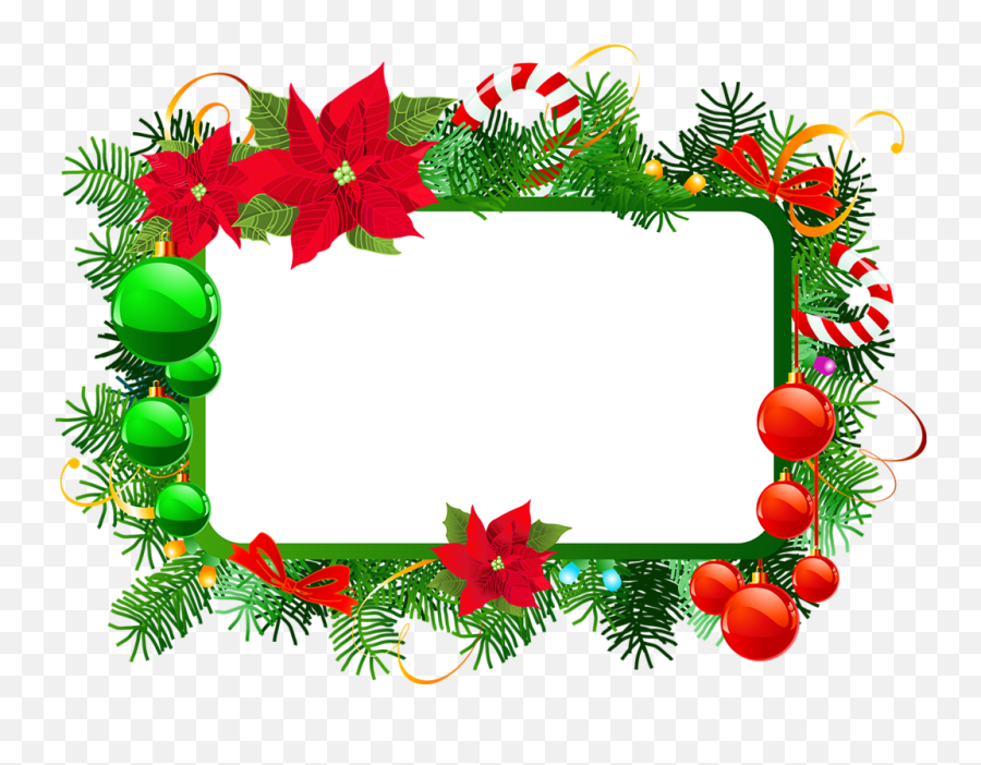 Missis - Free Christmas Frame Png Clipart Full Happy New Year In Advance Sms Emoji,Christmas Frame Png