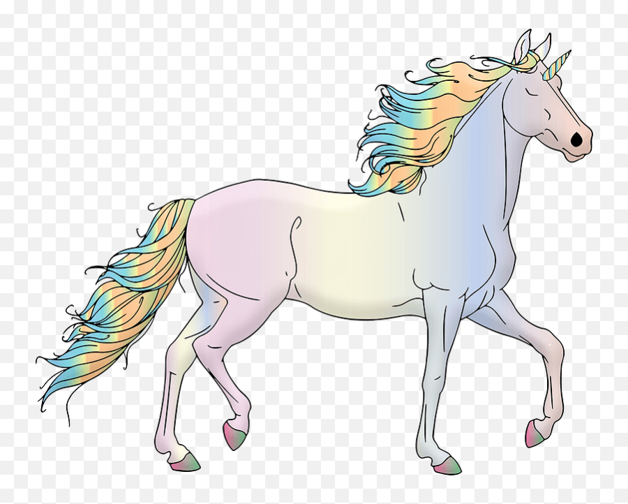 Unicorn Clipart - Animal Figure Emoji,Free Unicorn Clipart