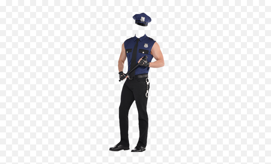 Policeman Frame Suit Png Transparent Picture U2013 Png Lux - Sexy Male Cop Costume Emoji,Policeman Clipart