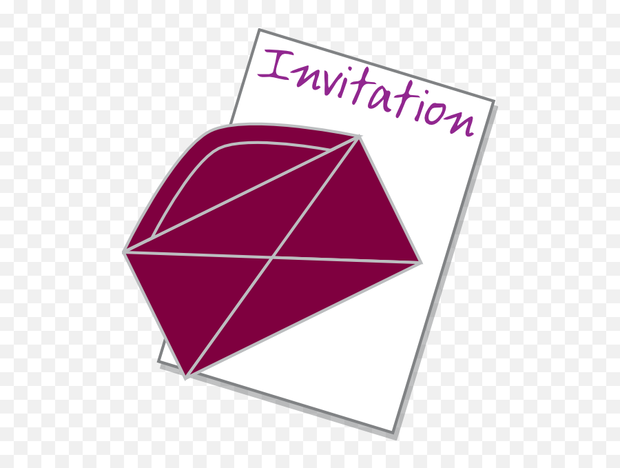 Invitation Clip Art At Clker - Invitation Card Clip Art Emoji,You're Invited Clipart