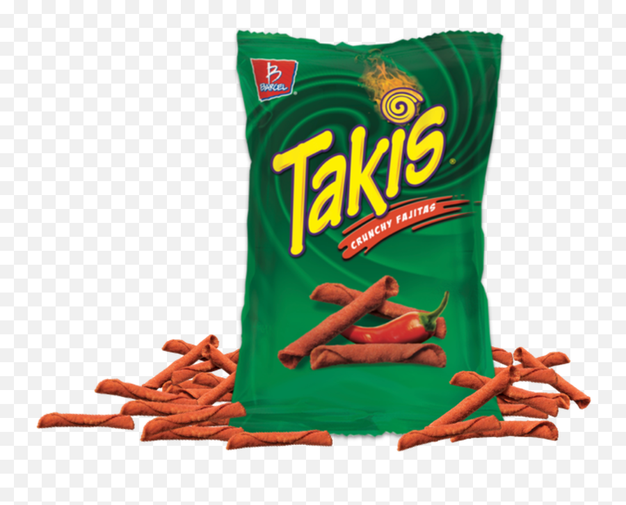 Barcel Takis Crunchy Fajita Tortilla Chips 113g - Crunchy Fajita Takis Emoji,Takis Logo