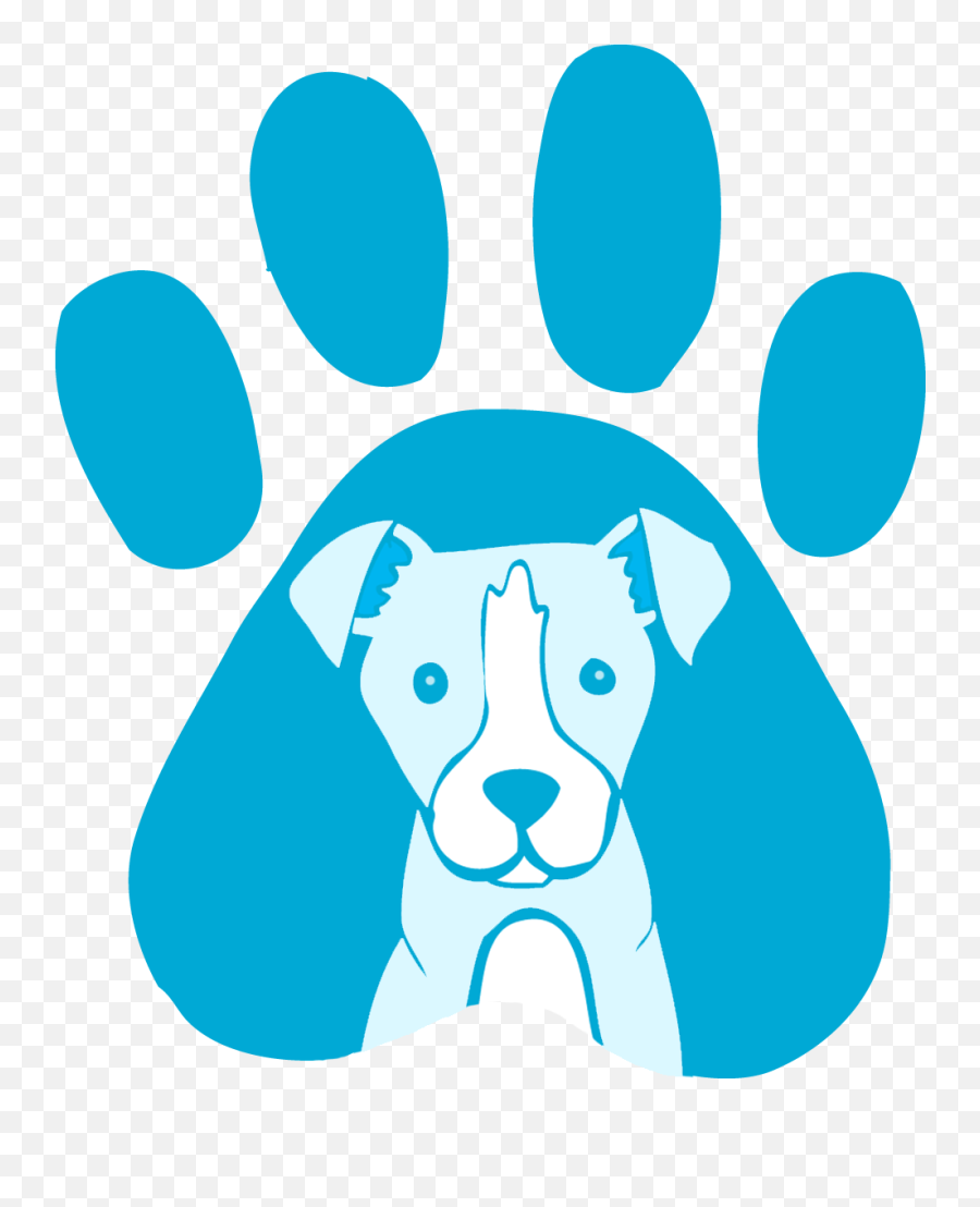 Download Paw And Dog 1 Colour 3 Tone - Icon Dog Paw Blue Emoji,Dog Paw Png