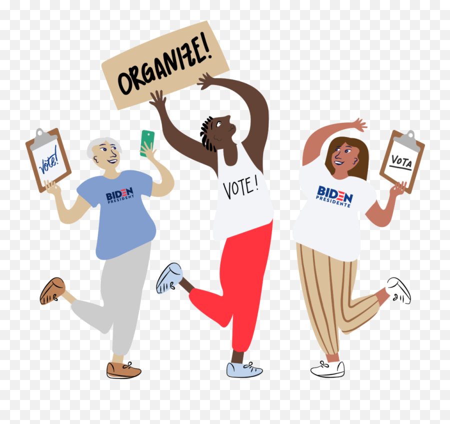 Official - Volunteer For Biden Emoji,Biden 2020 Logo