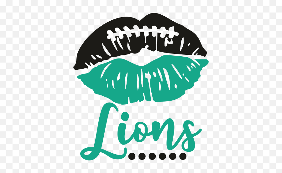 Detroit Lions Lips Svg Lions Lips Vector File Lions Lips Emoji,Lions Football Logo