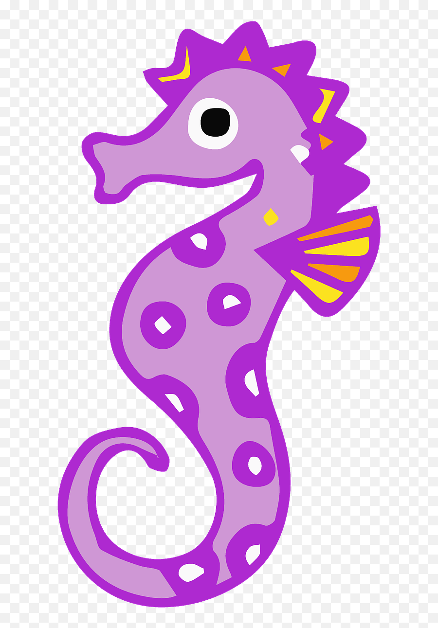 Png Png Files Clipart - Cartoon Seahorse Transparent Background Emoji,Seahorse Clipart
