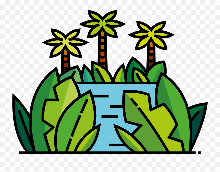 Jungle Clipart - Language Emoji,Jungle Clipart