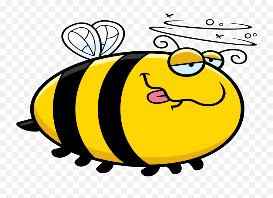 D R N U K Spelling Bee - Drunk Bee Cartoon Clipart Full Emoji,Drunk Clipart