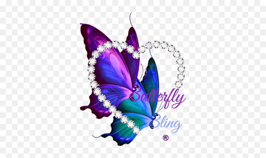 Home Butterfly Bling Emoji,Bling Logo