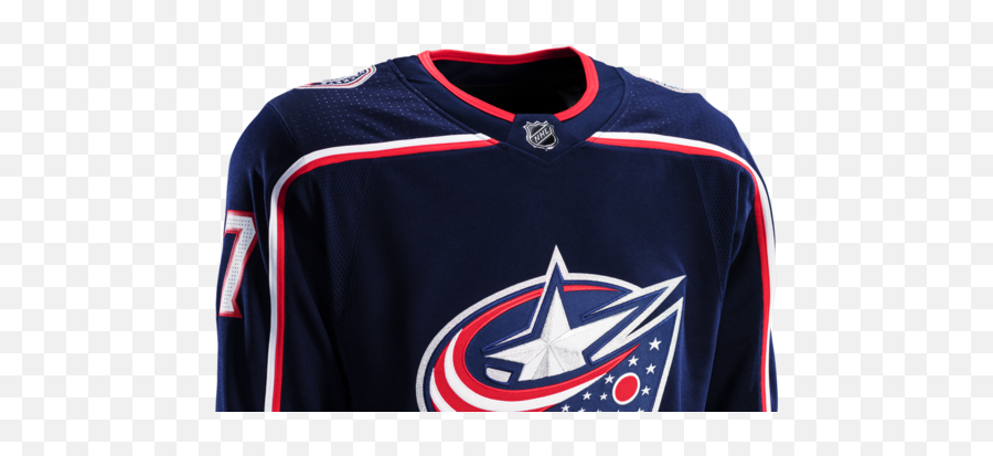 Download Hd The New Jerseys Have A Slightly Different Look - Columbus Blue Jackets Emoji,Columbus Blue Jackets Logo