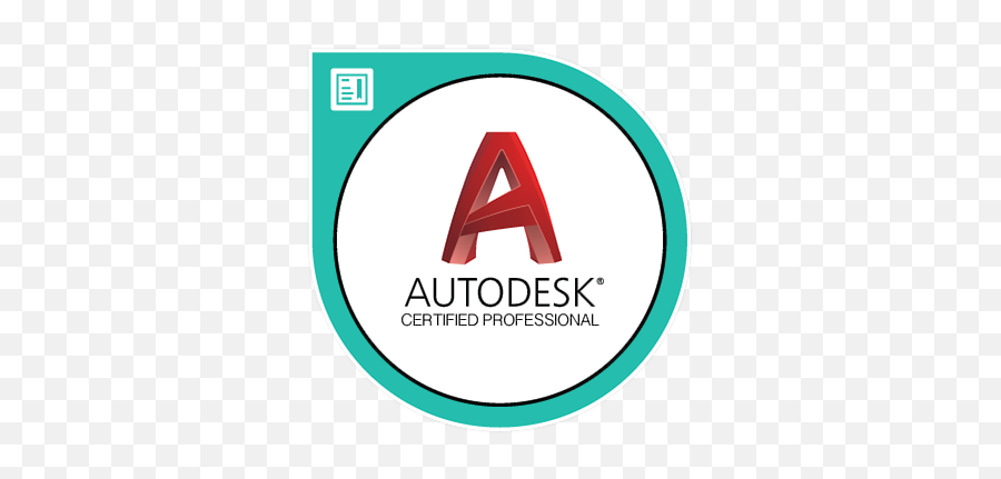 Autocad Certified Professional - Acclaim Autodesk Certified User Emoji,Autocad Logo