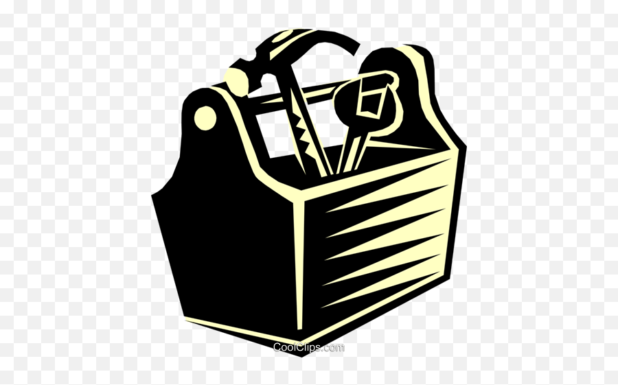 Toolbox Royalty Free Vector Clip Art Illustration - Indu0632 Horizontal Emoji,Toolbox Clipart