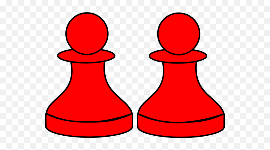 Download Red Pawn Clip Art - Red Pawn Chess Piece Full Red Chess Pawn Png Emoji,Chess Clipart
