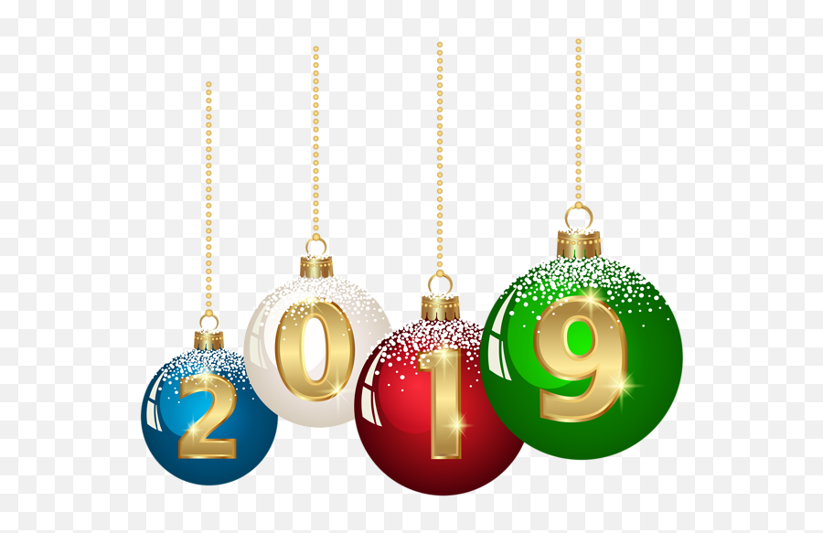Happy 2019 Ornament Decoration - New Year 2019 Png Emoji,Happy New Year 2019 Png