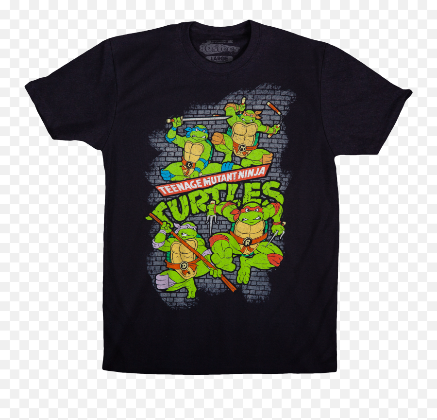 Teenage Mutant Ninja Turtles Png - Mens Black Teenage Mutant Space Jamm T Shirt Emoji,Ninja Turtles Logo