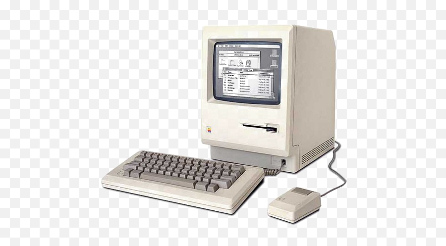 Download Macintosh Computer Hd Free Transparent Image Hq Hq - 1984 Macintosh Computer Emoji,Computer Transparent
