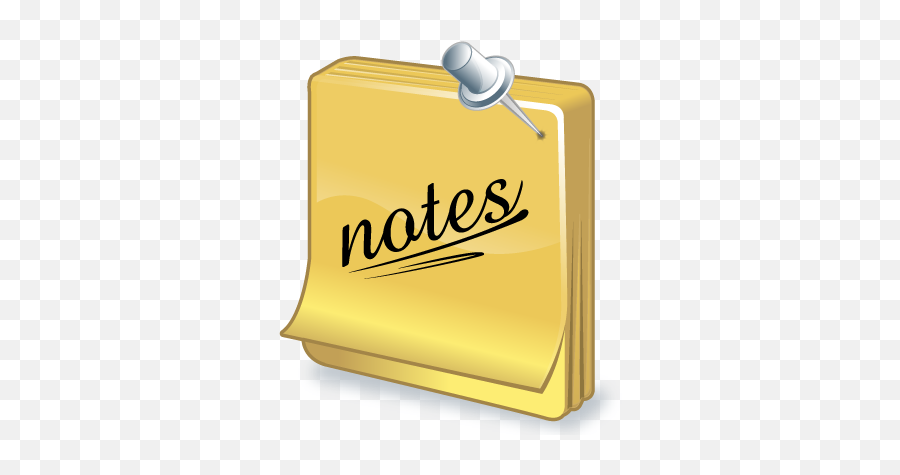 Yellow Note Icon Png Clipart Image Emoji,Notes Icon Png