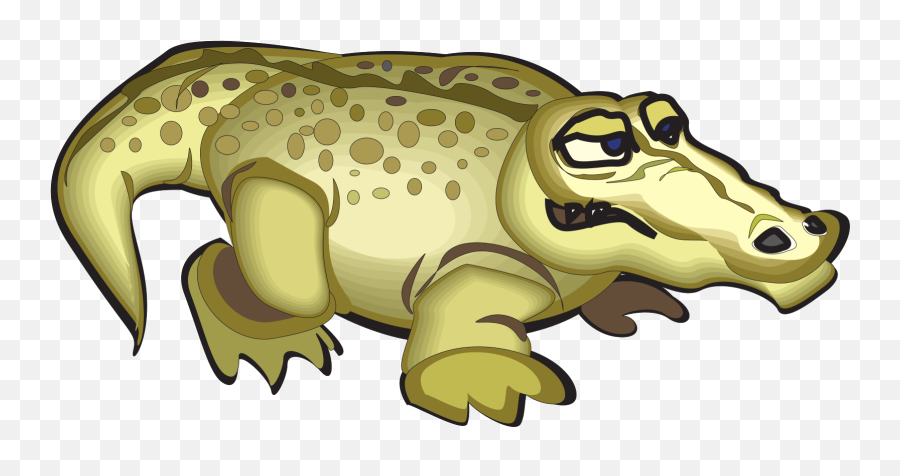 Yellow Alligator Svg Vector Yellow - Mathematics Emoji,Alligator Clipart